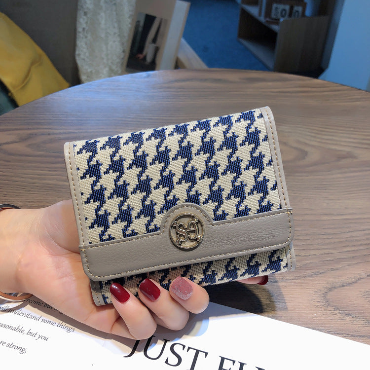 Women's Leather Short Thin Driving License Ladies Wallets