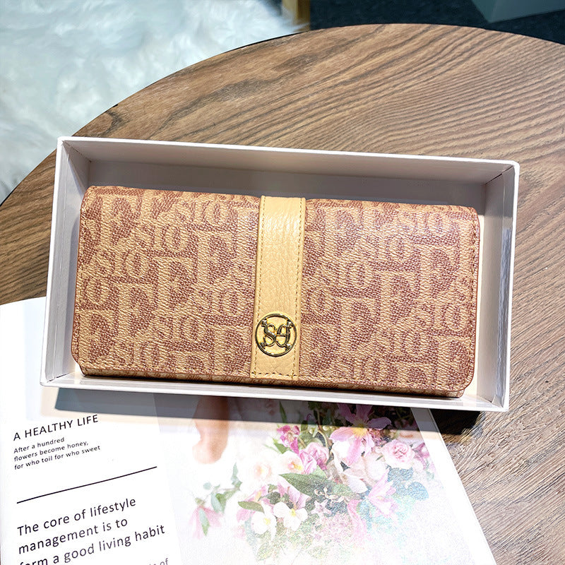 Women's Long Simple Large Capacity Multifunctional Elegant Clutch Ladies Wallets