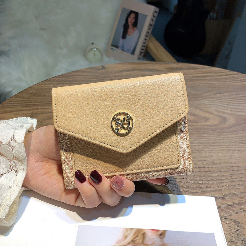 Women's Short Genuine Leather Compact One Simple Ladies Wallets