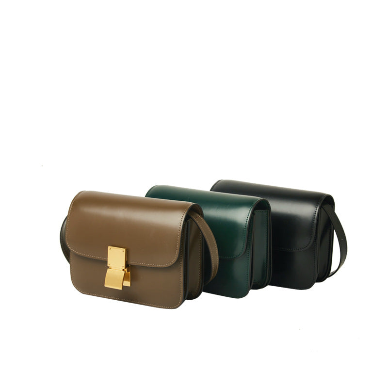 Women's Attractive Genuine Leather Fashionable Simple Shoulder Bags