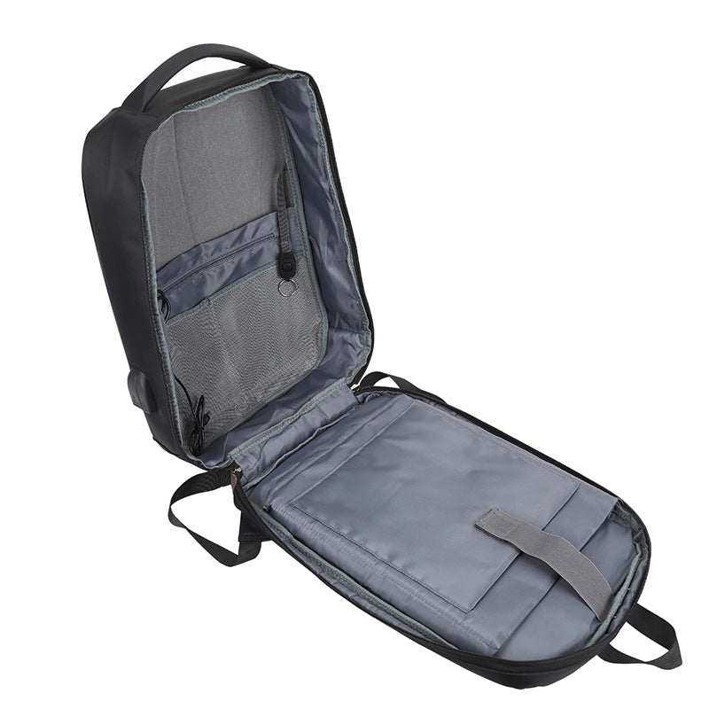 Men's Oxford Cloth Business Stylish Hard Waterproof Backpacks