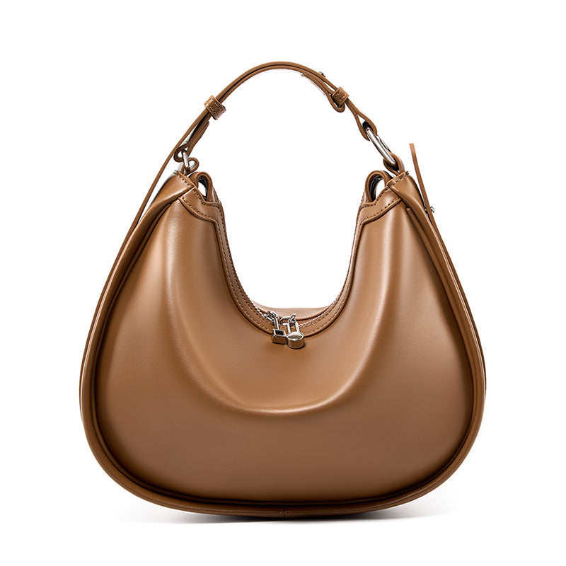 Women's Simple Retro Underarm Design Selenodont Trendy Crossbody Bags
