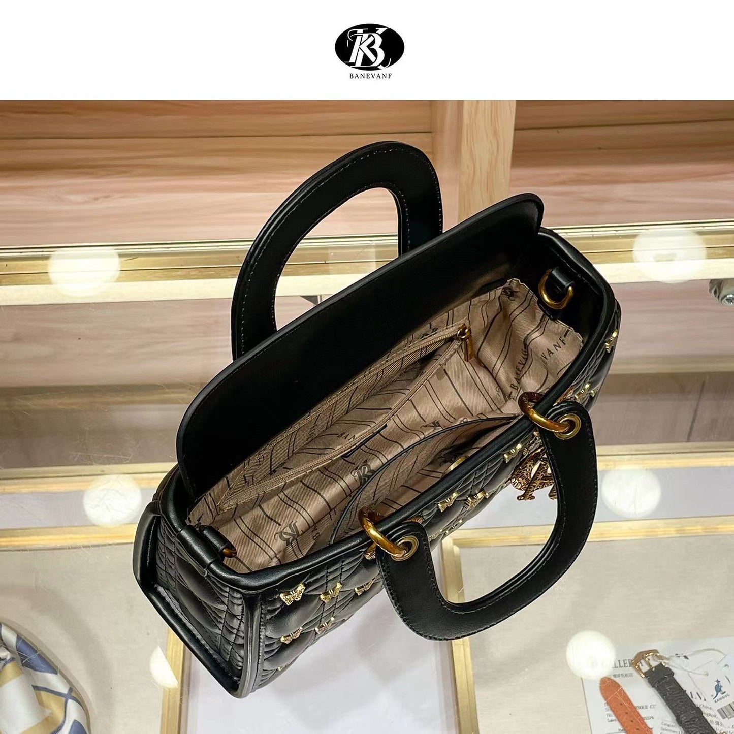 Princess Barney Genuine Leather Portable Diana Bags