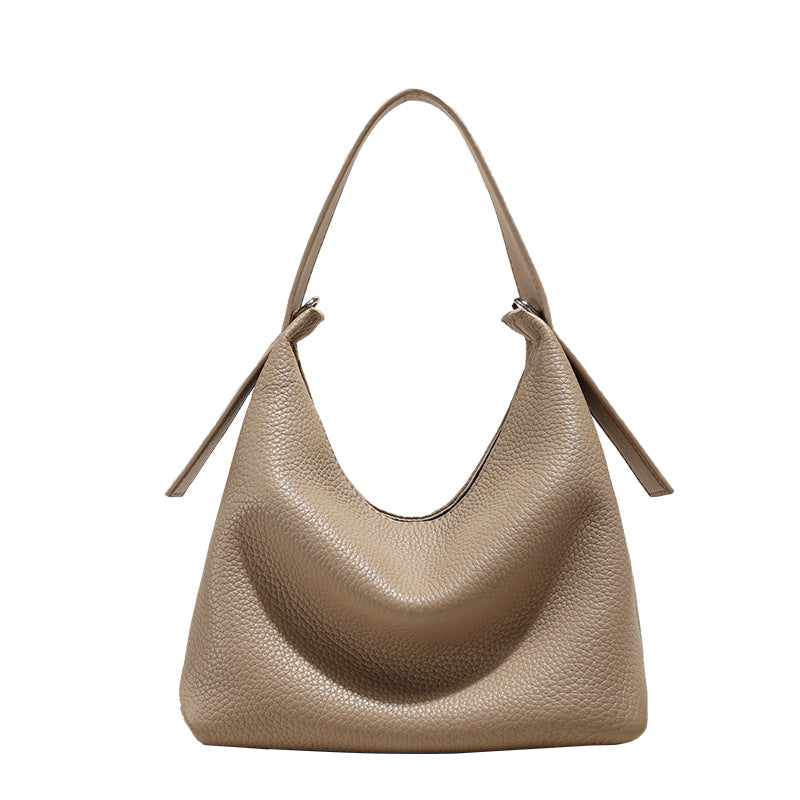 Women's Genuine Leather First Layer Cowhide Pillow Shoulder Bags