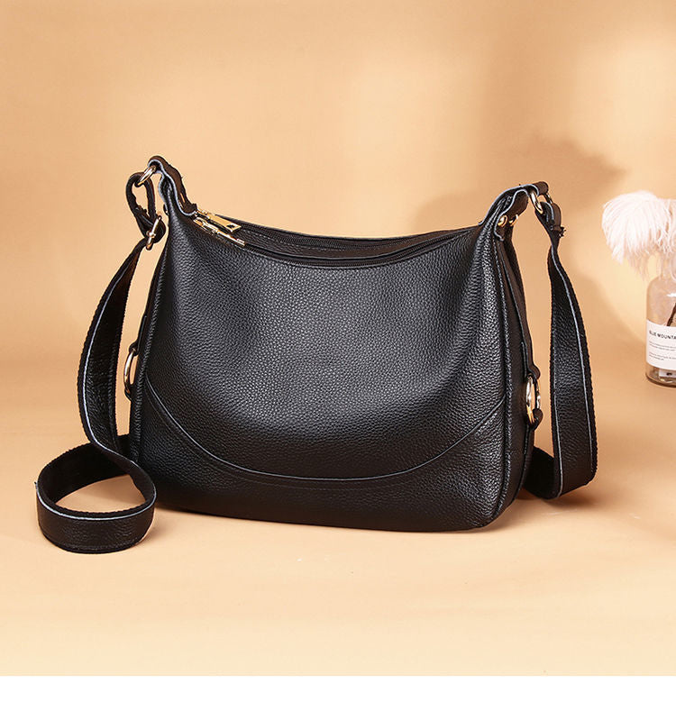 Women's Leather Mother Large Capacity Soft First Crossbody Bags