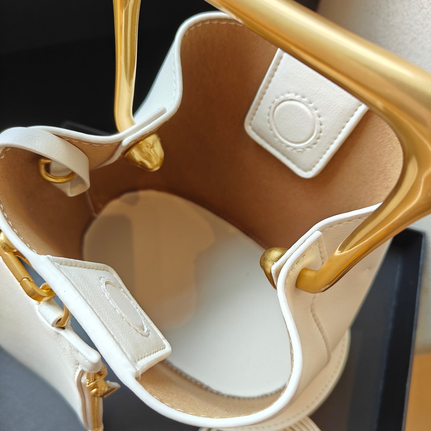 Advanced Texture Vintage Genuine Leather With Bucket Bags