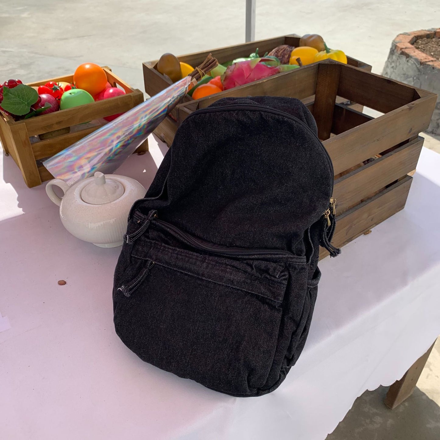 Canvas Retro Artistic Large Capacity Simple Backpacks