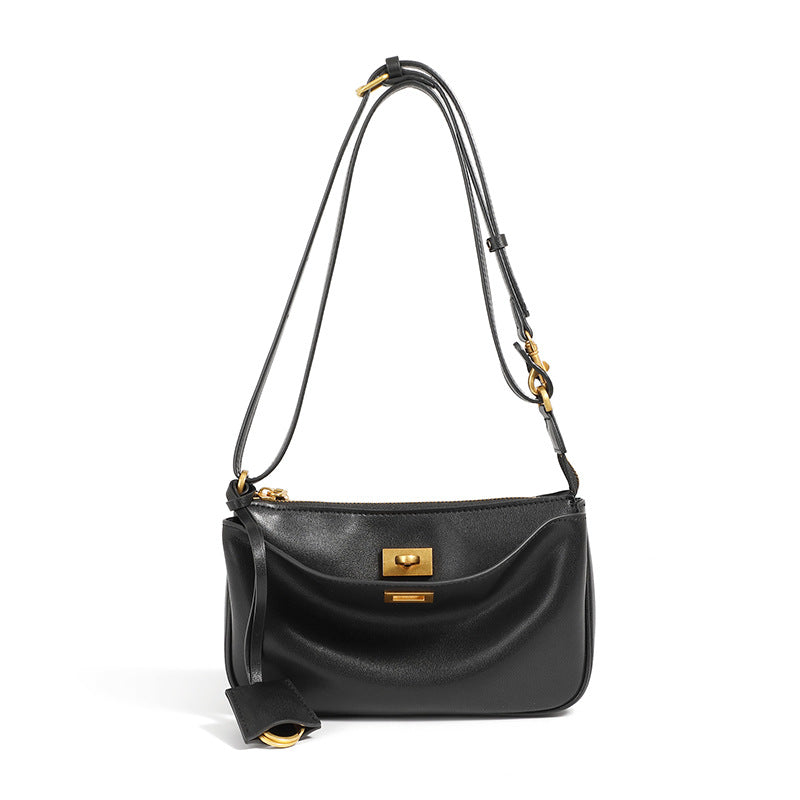 Spring Wear Underarm Mini Motorcycle Baguette Small Square Bags