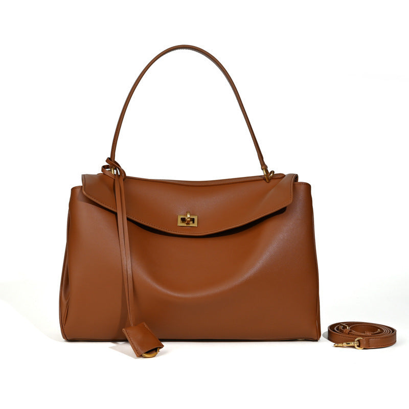 Women's Summer Genuine Leather High-grade Underarm Commuter Shoulder Bags