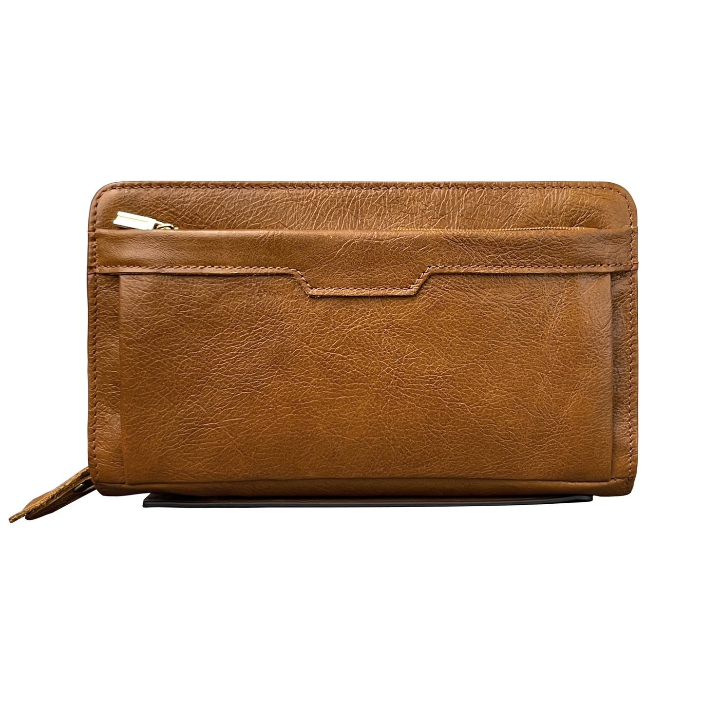 Men's Retro Business Long Oil Wax Leather Men's Wallets