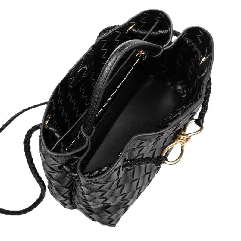 Women's Trendy Woven Handmade Weaving Portable Texture Handbags