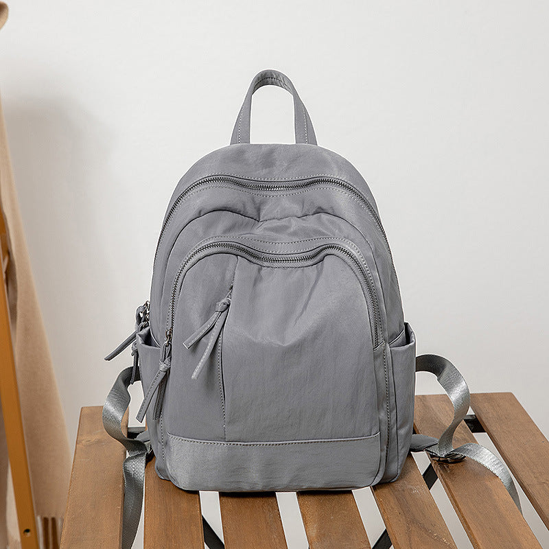 Women's Lightweight Fashion Simple Nylon Portable Oxford Backpacks