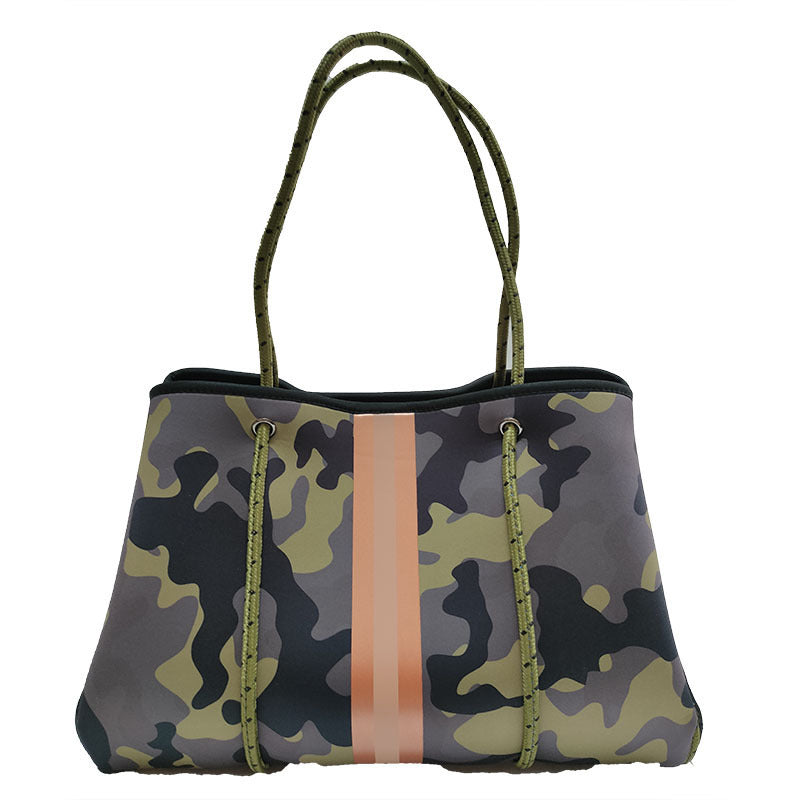 Neoprene Beach Printing Weekend Portable Seaside Handbags