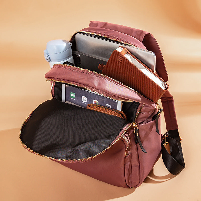 Women's Korean Style Oxford Cloth Large Capacity Backpacks