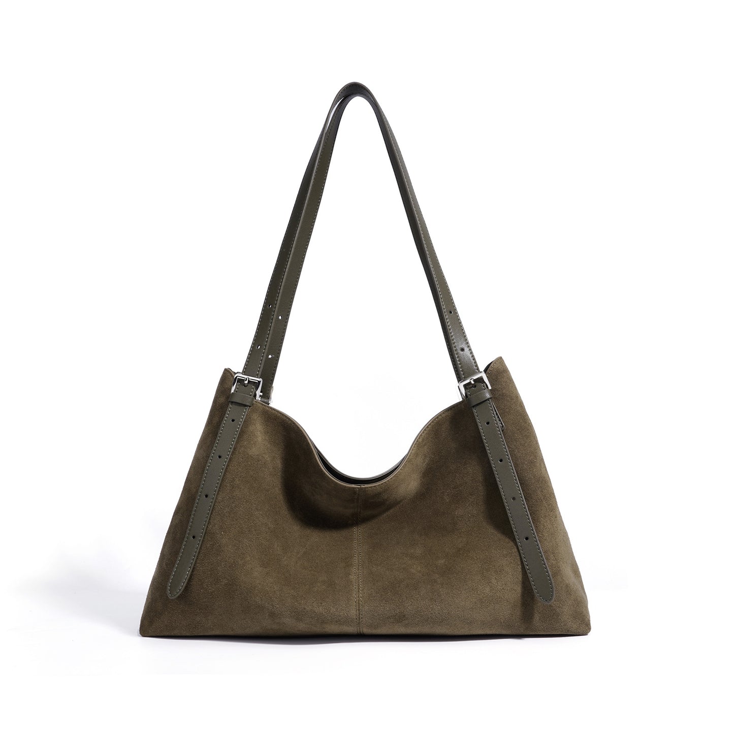 Women's Large Capacity Genuine Leather Niche Korean Shoulder Bags