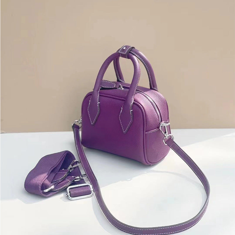 Women's Niche Boston First Layer Trendy Genuine Handbags