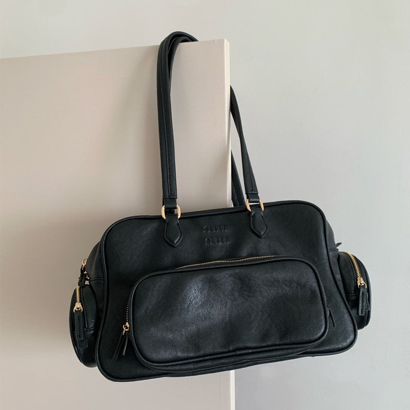 Innovative Design Retro Bowling Underarm Portable Shoulder Bags