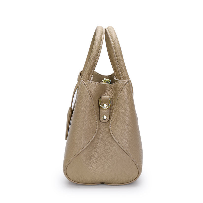 Women's Layer Cowhide Genuine Leather Commuter Fashion Handbags