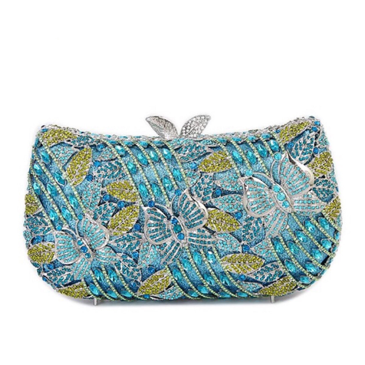 Women's Metal Butterfly Love Flower Diamond Banquet Evening Bags