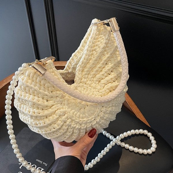 Women's Woven Handmade Seaside Conch Shell Strap Bags