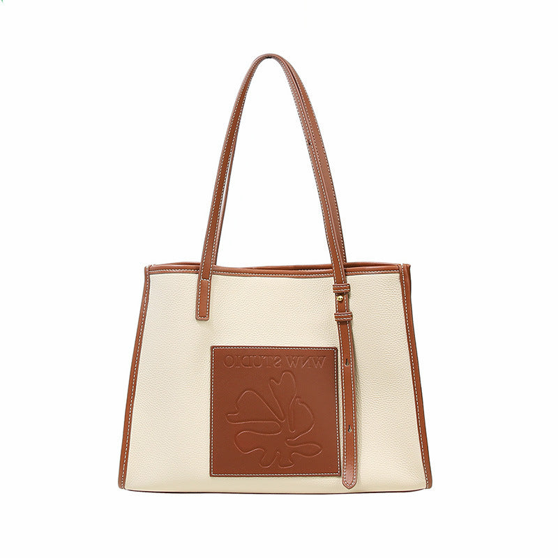 Women's Cowhide Big Genuine Leather Large Capacity Shoulder Bags