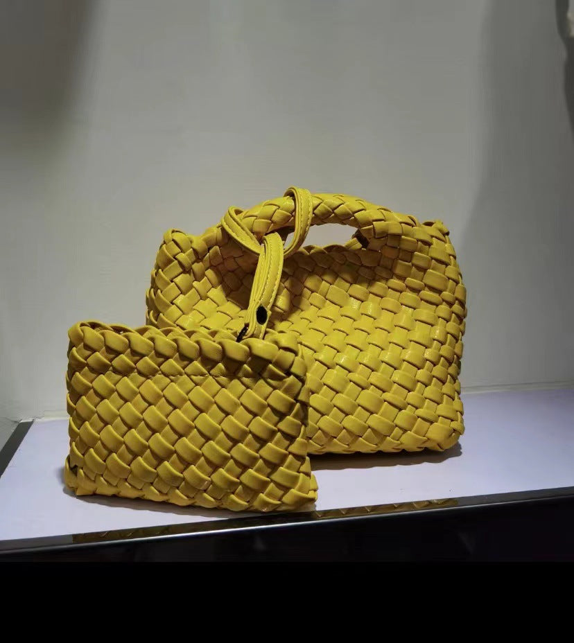 Woven Handmade Mini Portable Vegetable Basket Bags