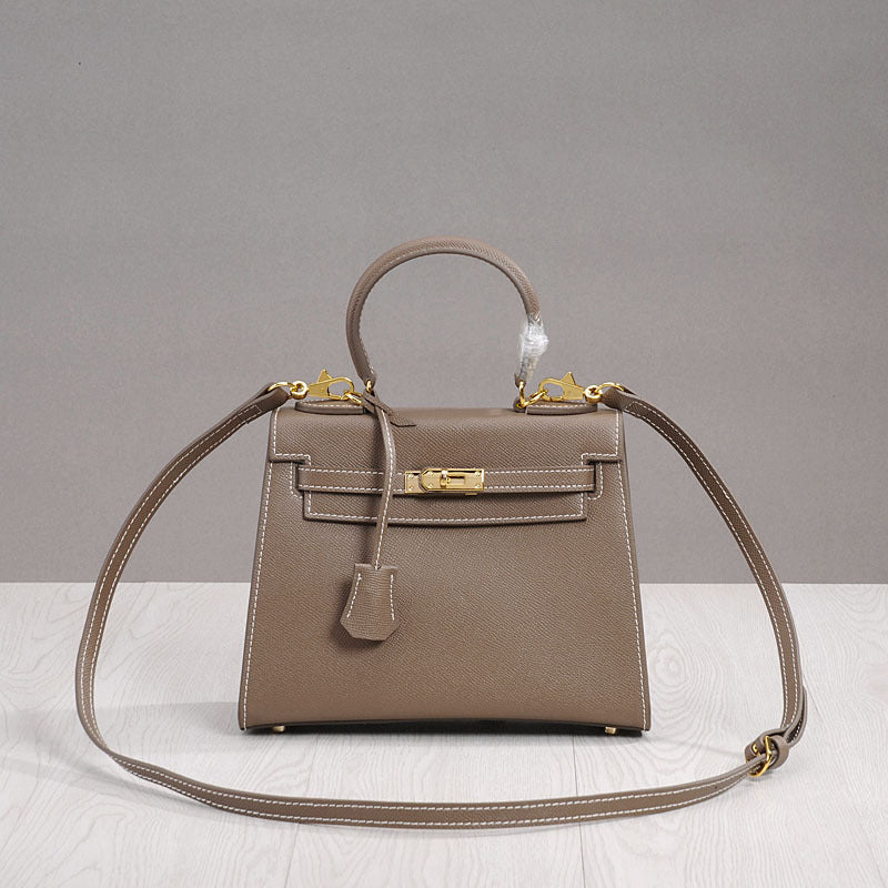 Women's Genuine Leather Portable Mini Palm Print Bags