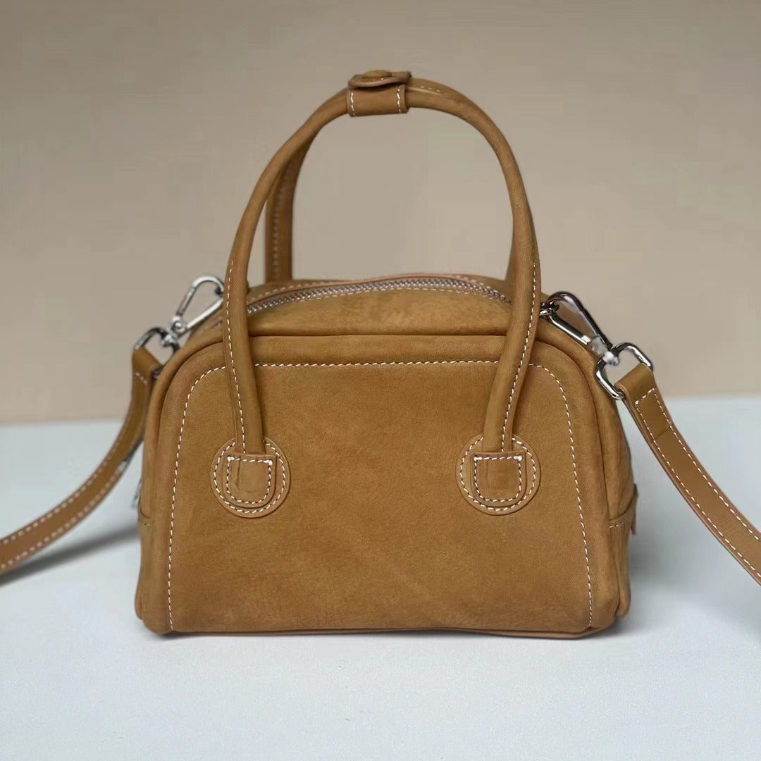 Women's Popular Fashion Genuine Leather Simple Handbags