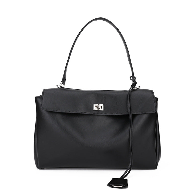 Women's Kelly Genuine Leather Idle Style Underarm Armpit Bags