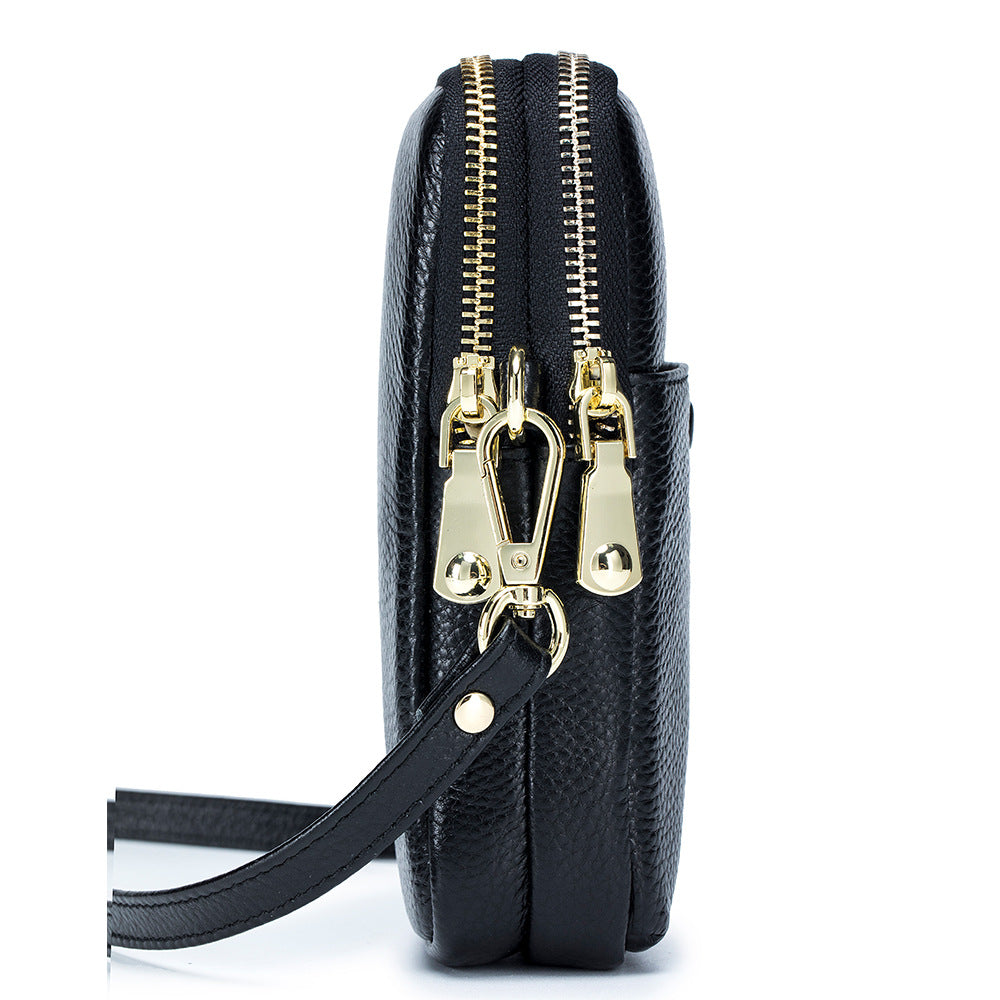 Women's Soft Leather Vertical Genuine Fashion Korean Shoulder Bags