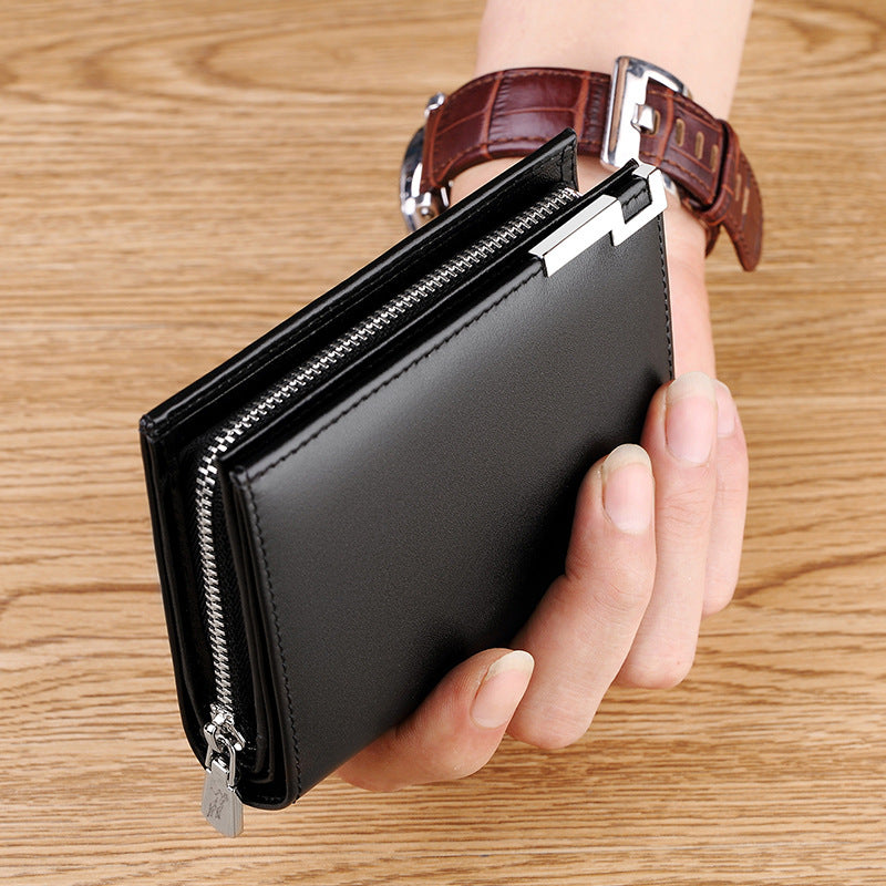 Men's King Paul Leather License Short Card Holder