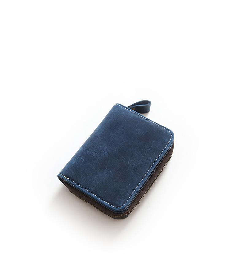 Men's Layer Crazy Horse Skin Short Genuine Men's Wallets