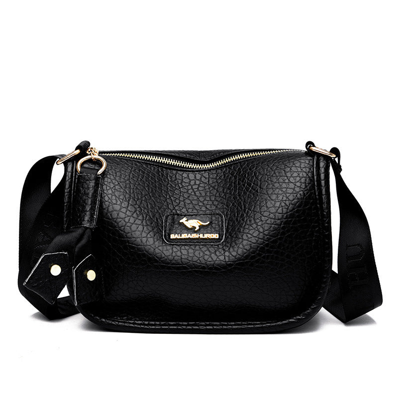 Women's Fashionable Saddle Large Capacity Mother Soft Bags