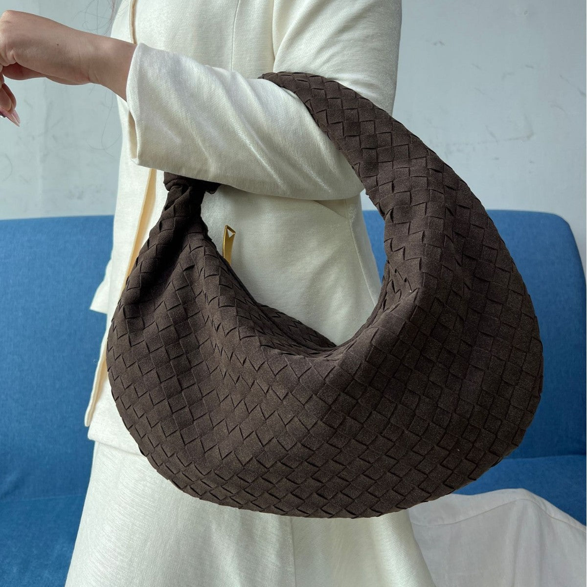 Woven Large Capacity Simple Knotted Dumpling Bags