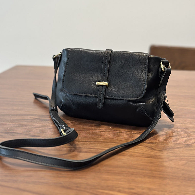 Women's Commuter First Layer Cowhide Daily Crossbody Bags