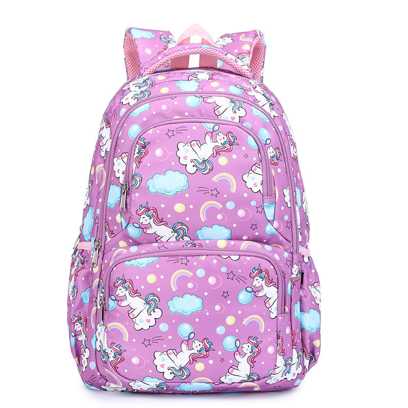 Children's Unicorn Cartoon Primary Large Capacity Breathable Backpacks