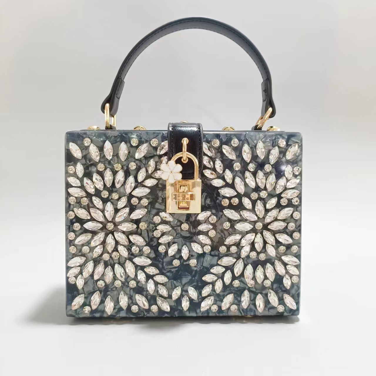 Women's Acrylic Diamond Wedding Portable Large Capacity Evening Bags