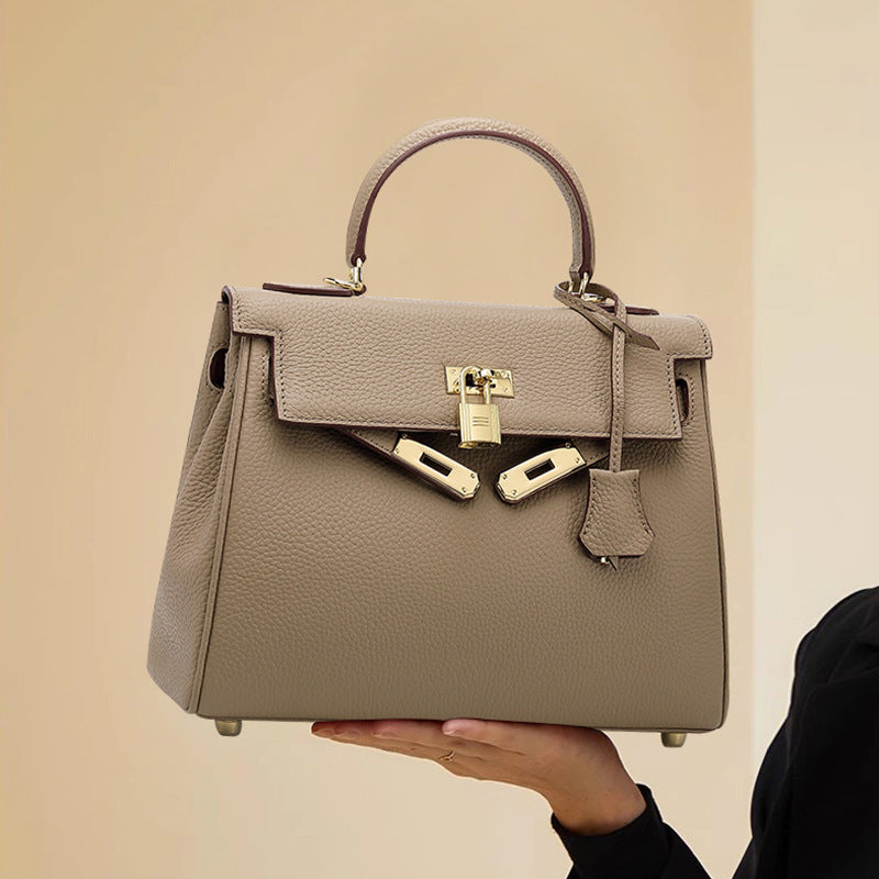 Genuine Leather High Quality Kelly Layer Cowhide High-grade Handbags