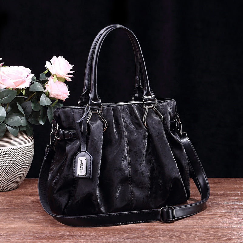 Women's Fashion National Style Chinese Pleated Cloud Bags