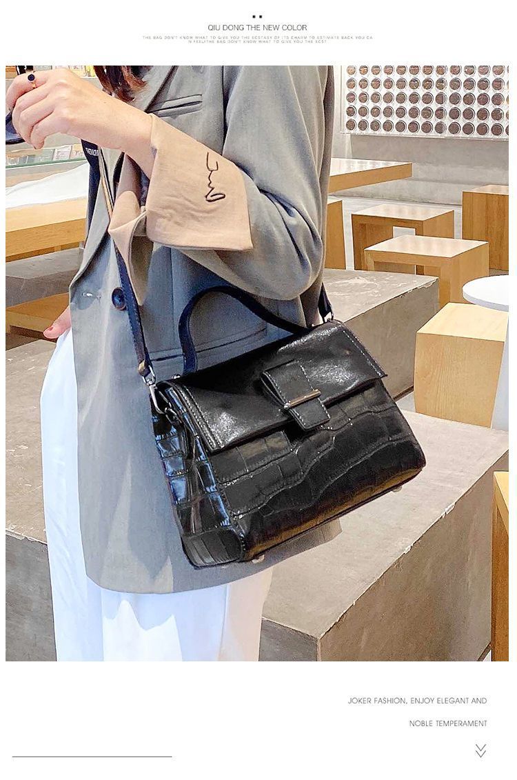 Women's Genuine Leather Fashion Trendy Korean First Layer Handbags
