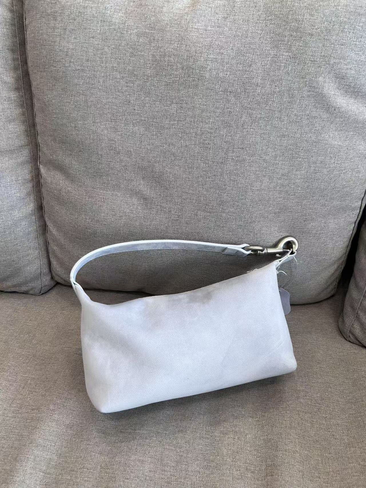 Women's Korean Style Fashion Hand Text Top Layer Handbags