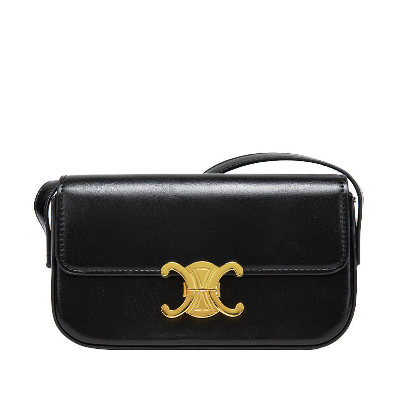 Women's Triumphant Underarm French Stick Solid Color Crossbody Bags