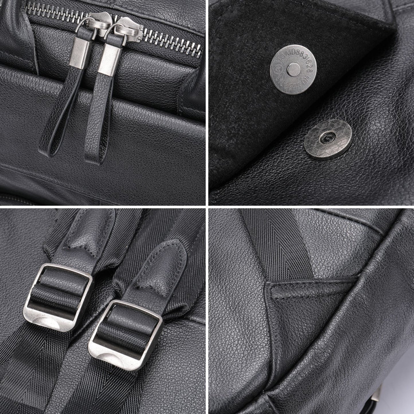 Men's Fashion Business Computer First Layer Cowhide Bags