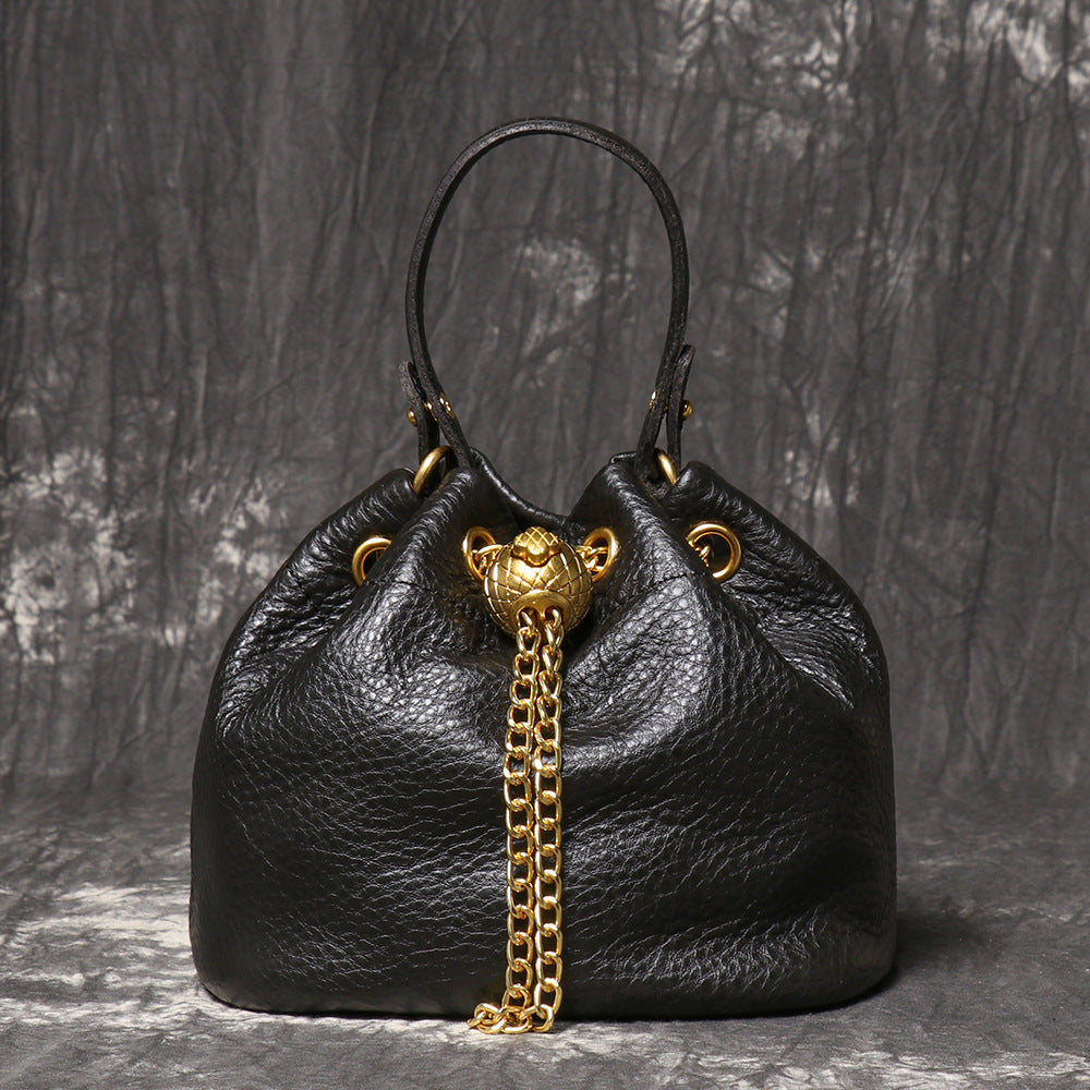 Layer Cowhide Fashion Genuine Leather High Bags