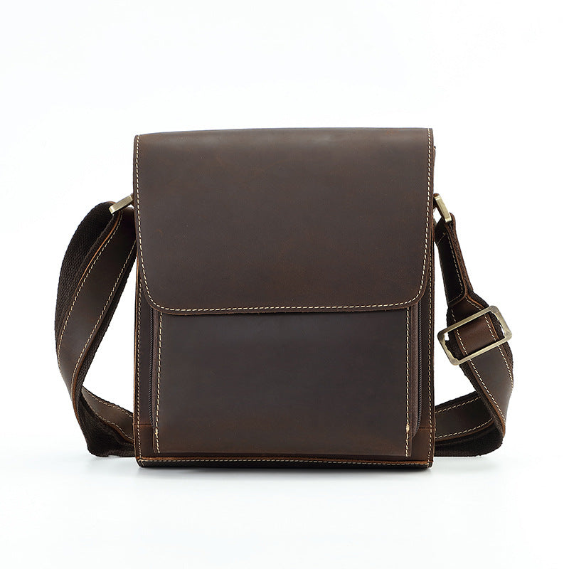 Men's Business First Layer Cowhide Crazy Horse Men's Handbags