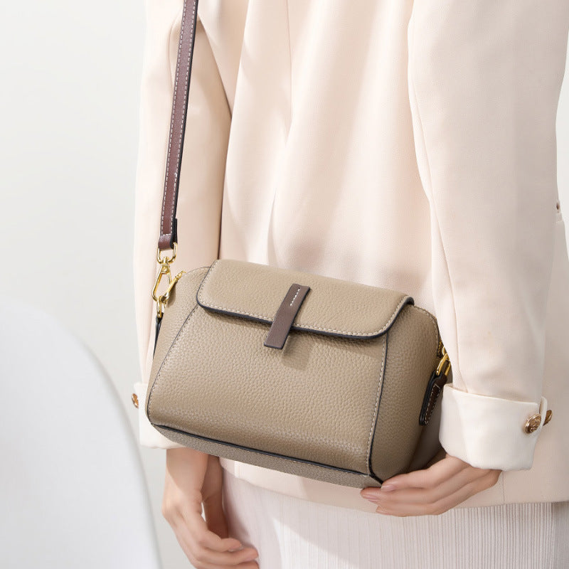 Women's Leather White Design Sense Niche For Crossbody Bags