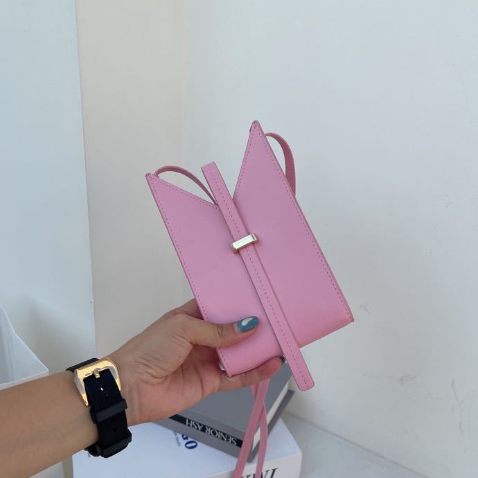 Women's Simple Contrast Color Single Niche Matching Mobile Ladies Wallets