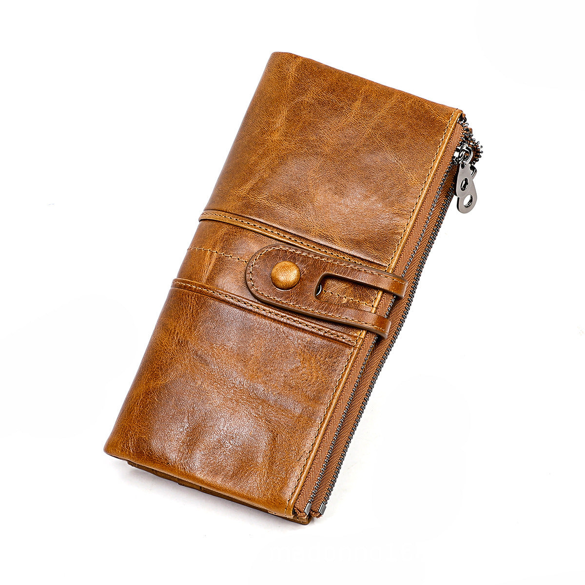 Women's Genuine Leather Solid Color High-grade Cowhide Ladies Wallets