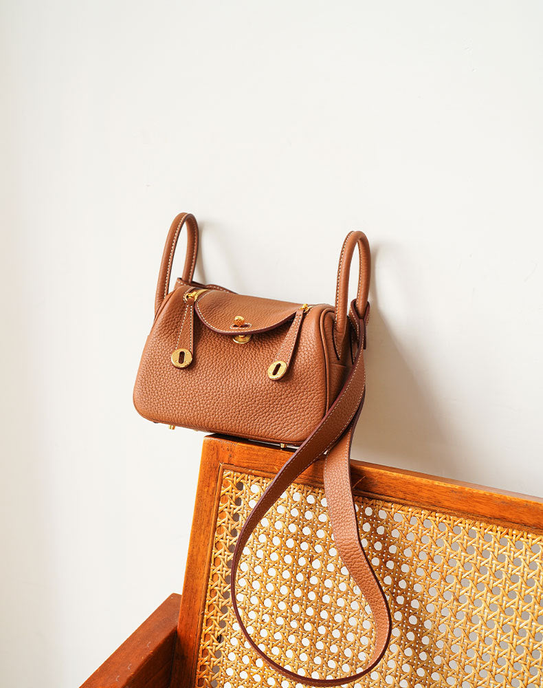 Women's Lindy Doctor Genuine Leather Mini Pillow Handbags