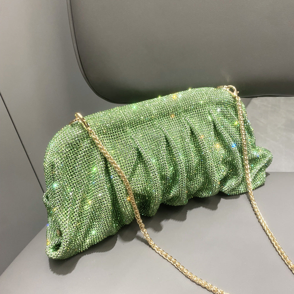 Women's Shiny Rhinestone Clutch Crystal Diamond Dinner Handbags